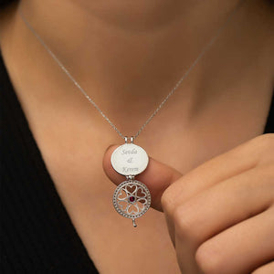 Women's Silver Love Necklace